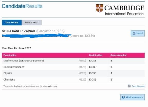 Student Result
